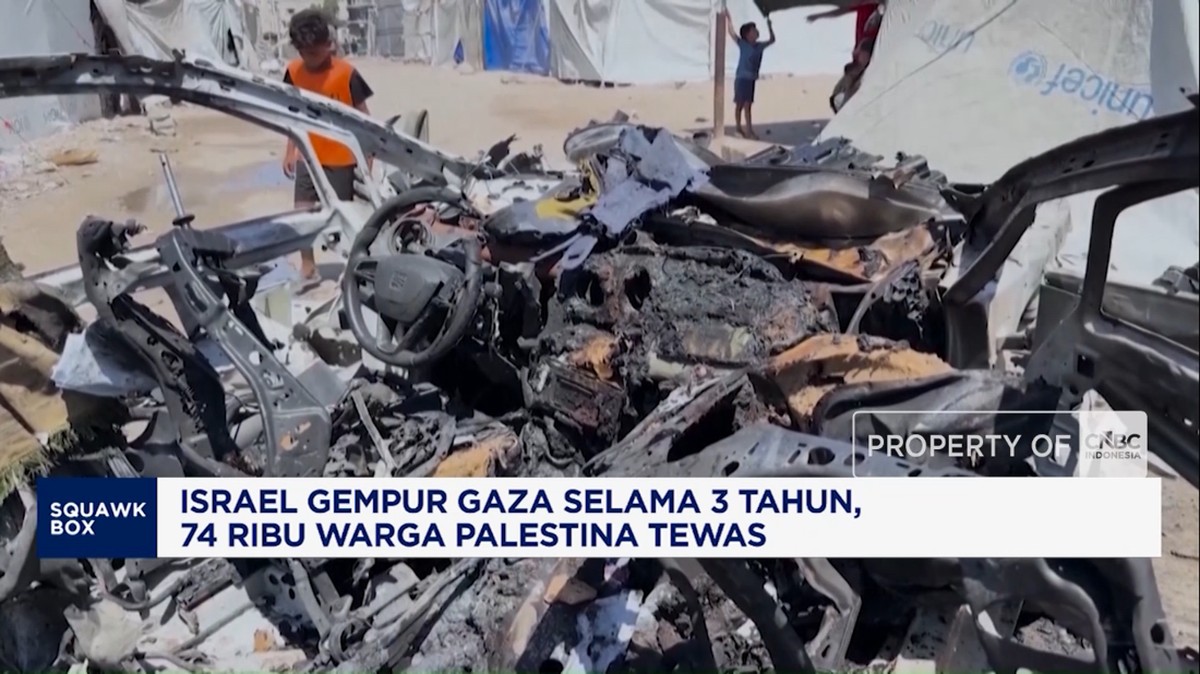 Tiga Tahun Konflik Gaza: 74 Ribu Warga Palestina Hilang Nyawa
