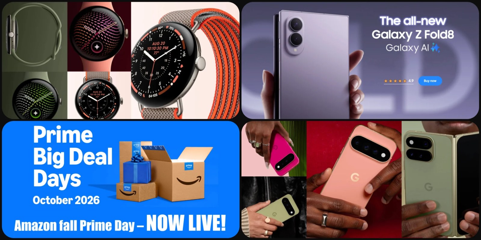 Prime Day 2026: Diskon Besar Pixel 11 dan Galaxy Z Fold 8 Ultra