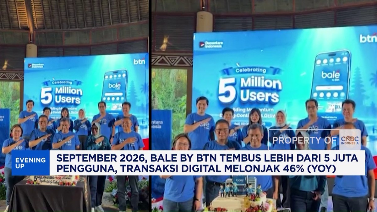 Bale by BTN Tembus 5 Juta Pengguna, Transaksi Digital Meroket