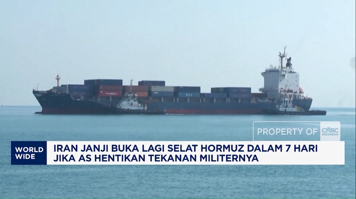 Iran Buka Peluang Pintu Selat Hormuz Pekan Depan