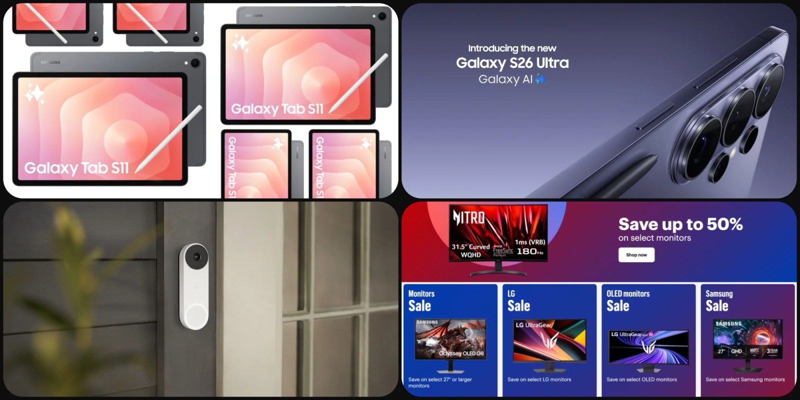 Galaxy Tab S11 Diskon Besar, Fold 8 dan Doorbell Murah