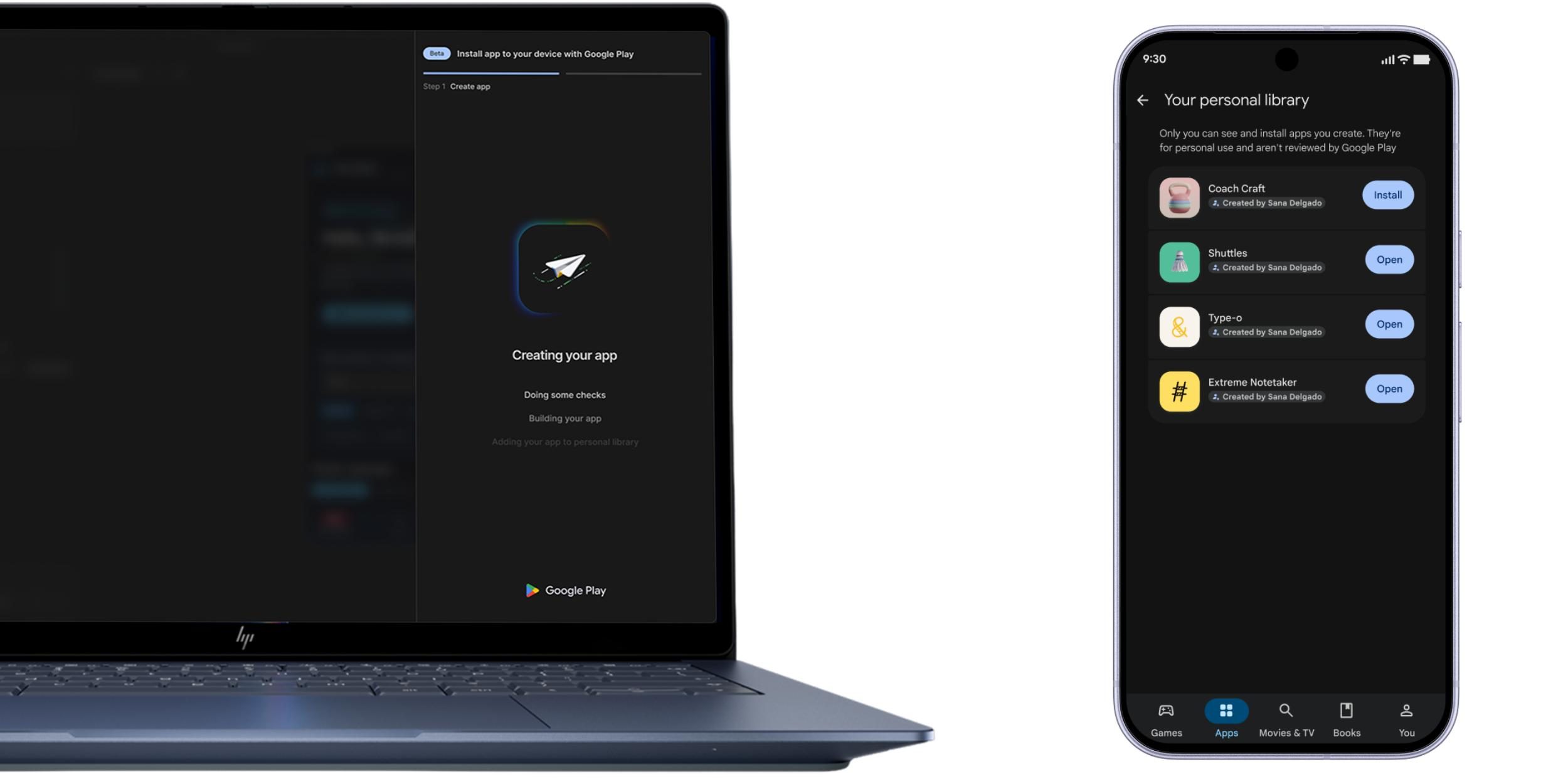 Google Play Hadirkan Perpustakaan Pribadi untuk Aplikasi Vibe-Coding