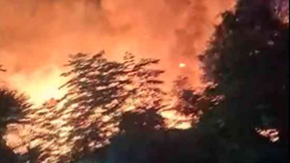 Kebakaran Hebat Landa Kampung Adat Sade, Rumah Tradisional Hangus Dilalap Api