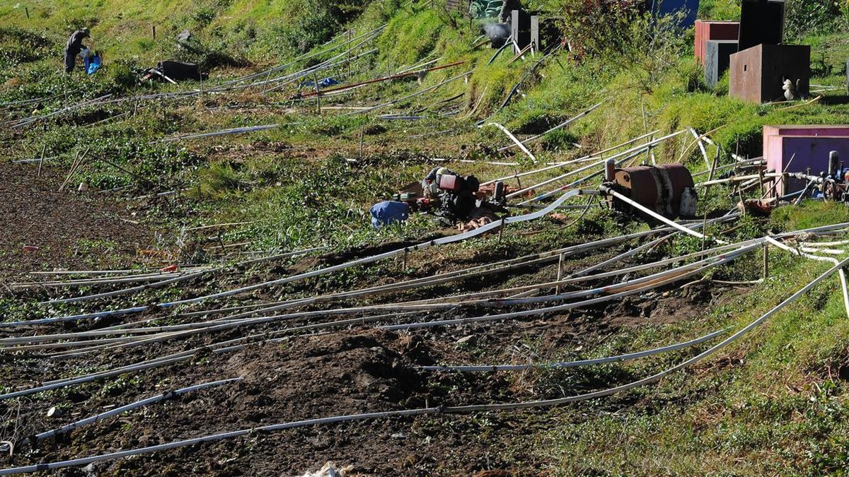 Kemarau Panjang Keringkan Telaga Merdada, Ratusan Pipa Berebut Air Terakhir