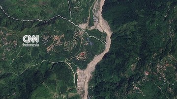Satelit Memotret Dampak Banjir Bandang di Nepal dan Tibet