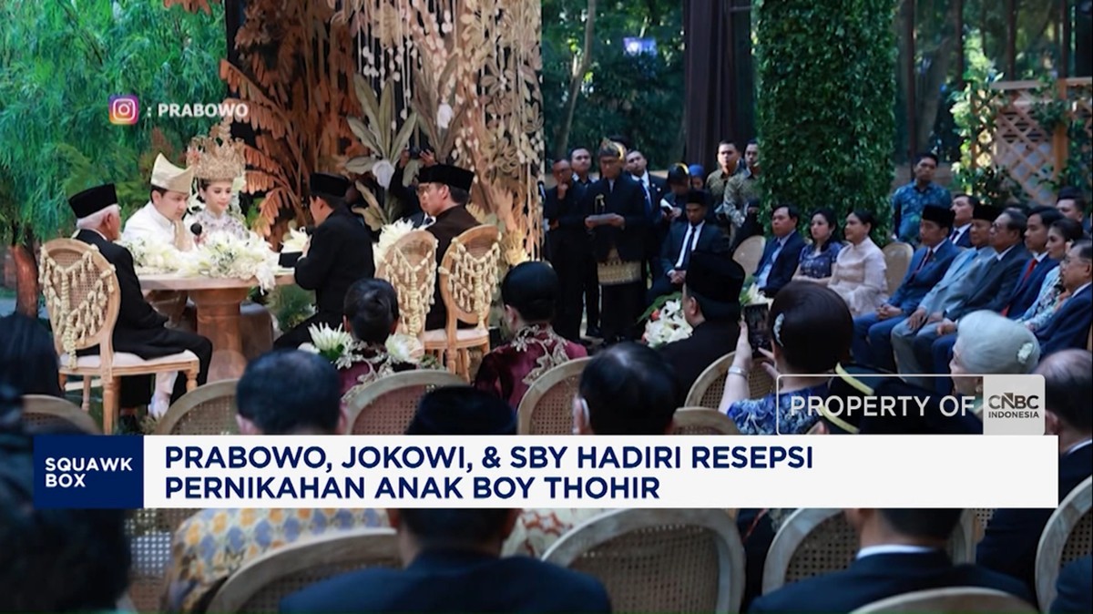 Prabowo, Jokowi, dan SBY Hadiri Pernikahan Putra Boy Thohir
