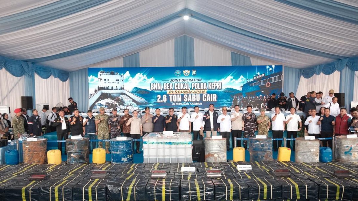 Sabu Cair 2,6 Ton di Kapal Tanzania Digagalkan Bea Cukai