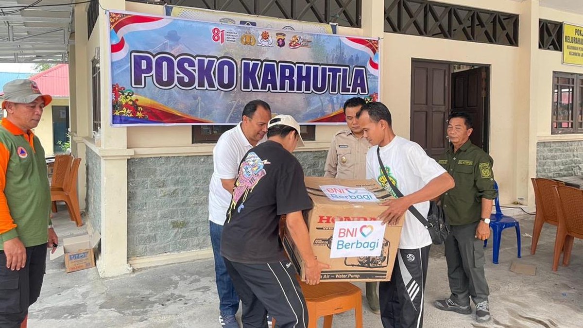 BNI Kirim Bantuan Kemanusiaan untuk Warga Terdampak Karhutla Kalimantan Tengah