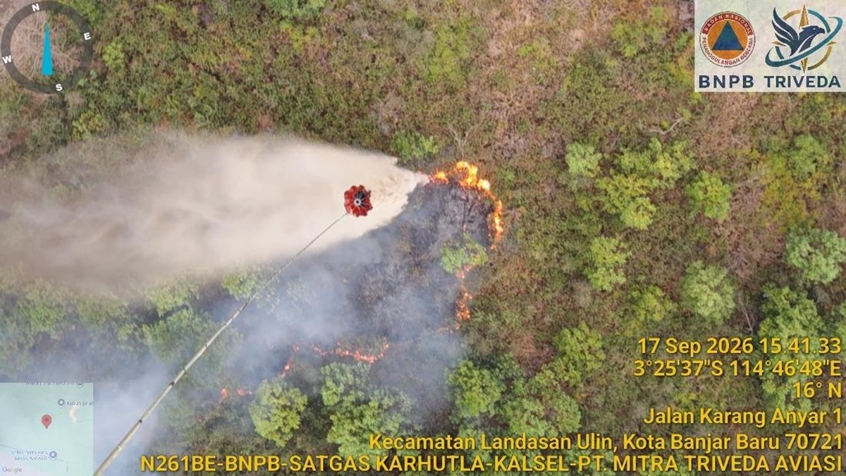 BMKG Bantah Asap Karhutla Kalimantan Capai Pulau Jawa