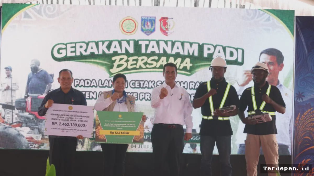 Mentan Amran Kucurkan Rp1,33 Triliun Perkuat Pertanian Papua Selatan