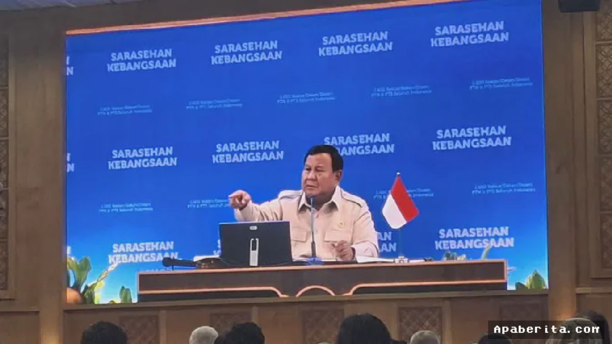 [JAKARTA] Prabowo Umumkan Reformasi Besar Pendidikan Tinggi di Hadapan 2.600 Rektor dan Dosen