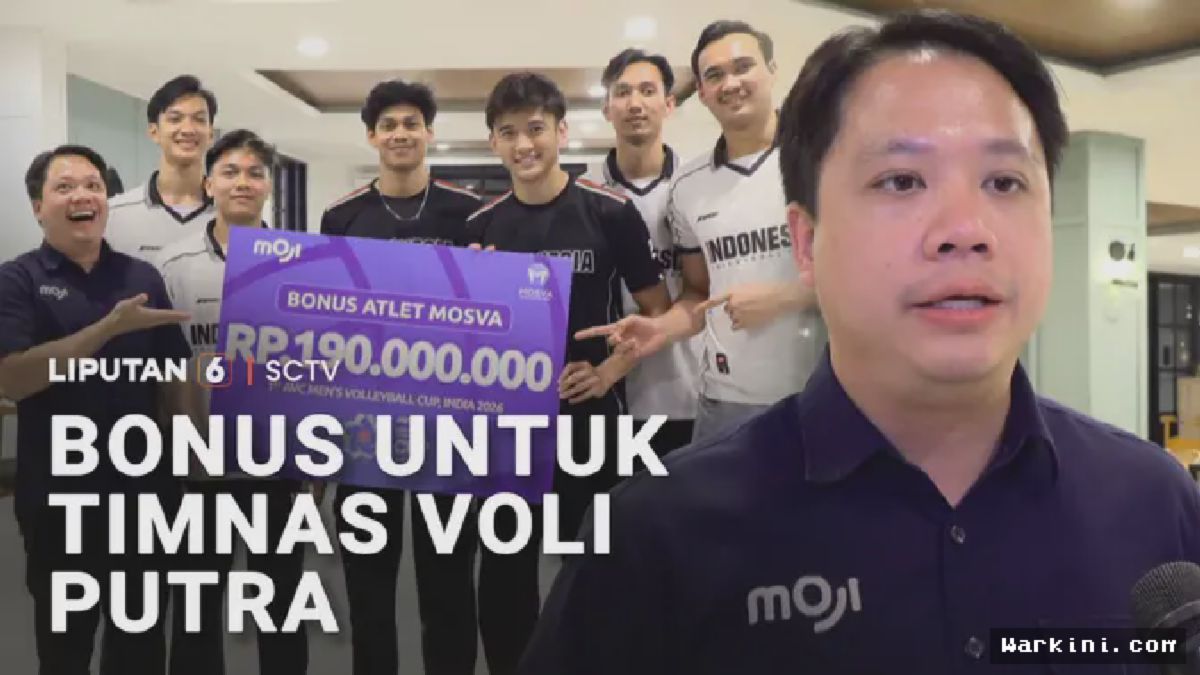 Timnas Voli Putra Diguyur Bonus Rp190 Juta dari MOSVA