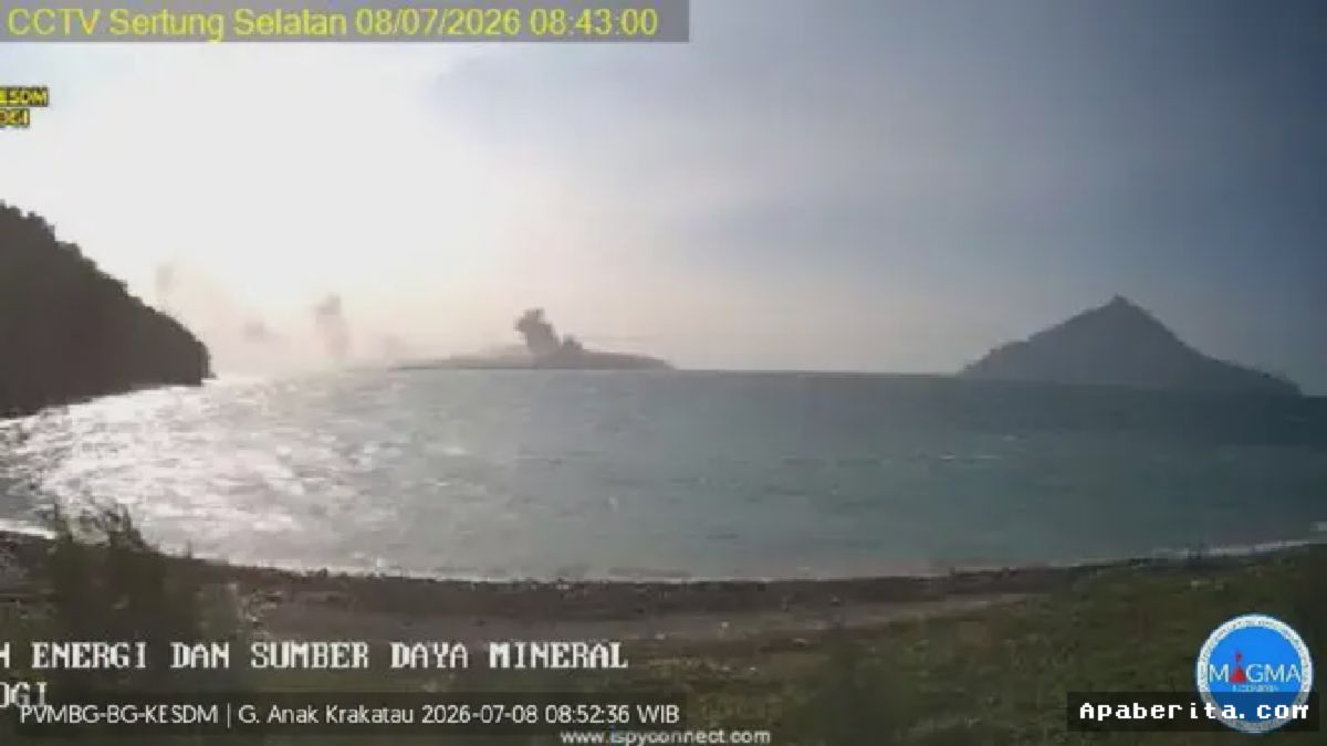 Status Gunung Anak Krakatau Naik, Bupati Imbau Nelayan dan Wisatawan Menjauh