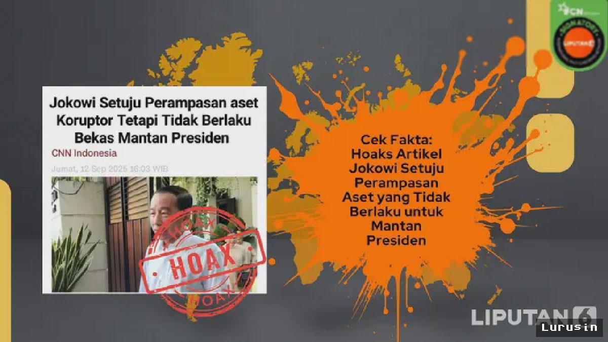Klaim RUU Perampasan Aset Tak Berlaku untuk Mantan Presiden: Hoaks