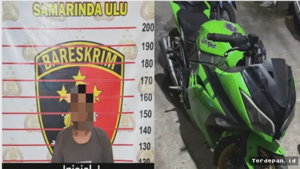 Polisi Tangkap Pria Samarinda Bawa Kabur Kawasaki Ninja Modus Test Ride