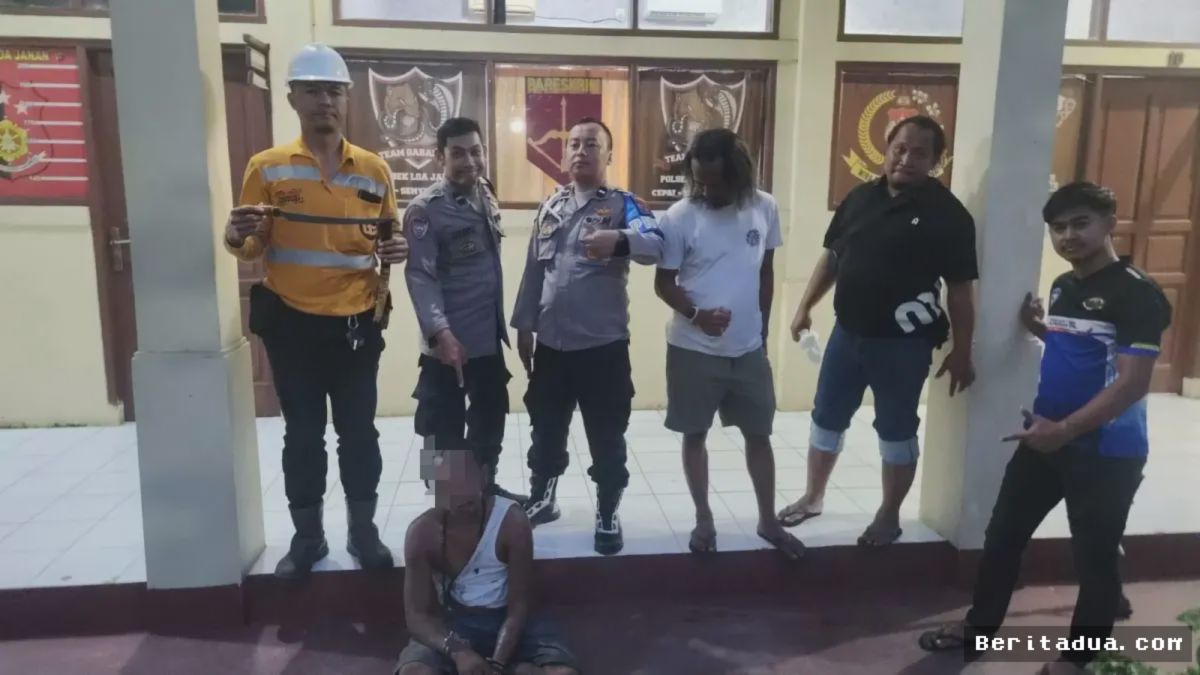 Kukar — Penangkapan Residivis Berakhir Ricuh, Polisi Terluka