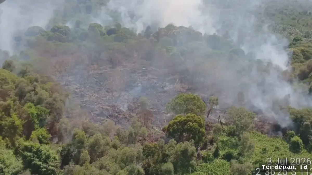 Kotim — BPBD Ajukan Permohonan Water Bombing via Helikopter