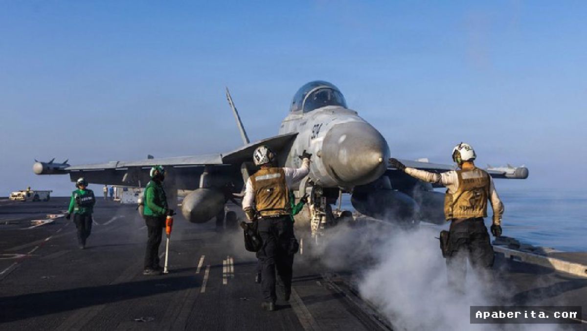 Washington DC — AS Hantam Iran, Lebih 80 Target Balas Serangan Selat Hormuz