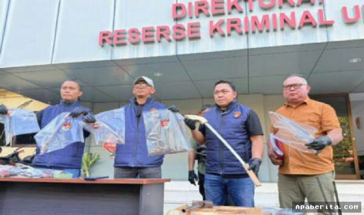 Minahasa Utara — Polda Sulut Bongkar Pabrik Senjata Tajam Ilegal di Matungkas