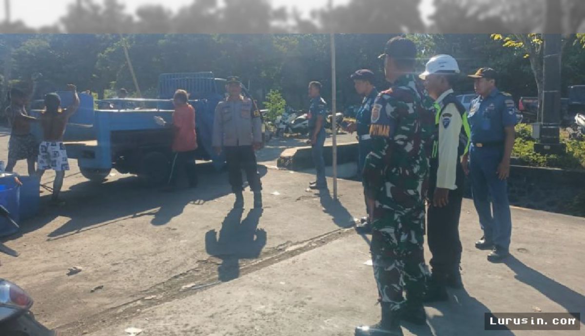 Patroli Gabungan Polda Bali dan TNI AL Sisir Pelabuhan Benoa