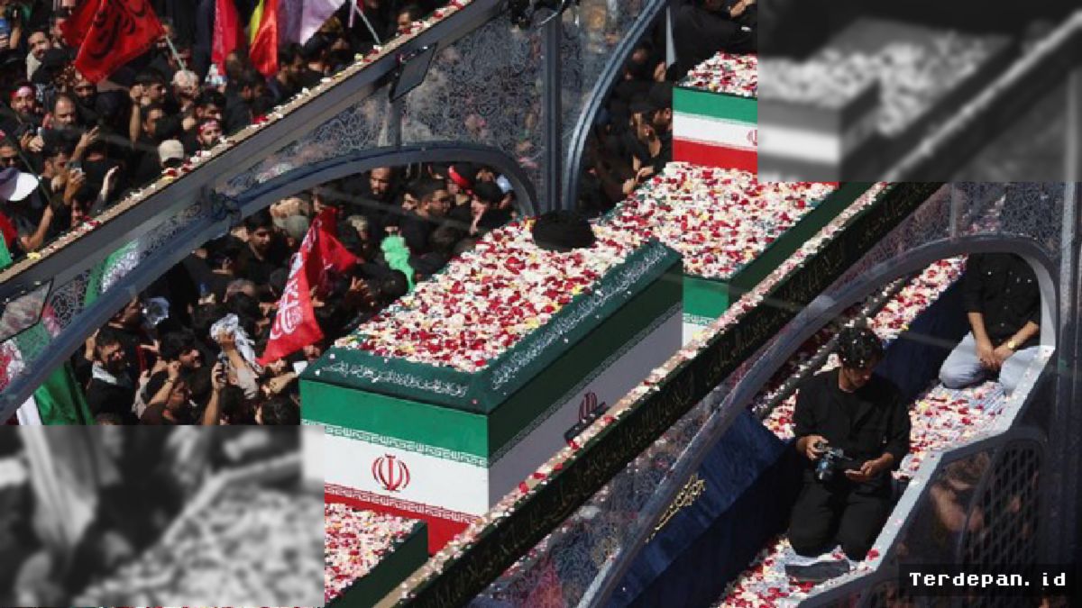 Teheran — Prosesi Pemakaman Ali Khamenei Berubah Jadi Demonstrasi Politik Global