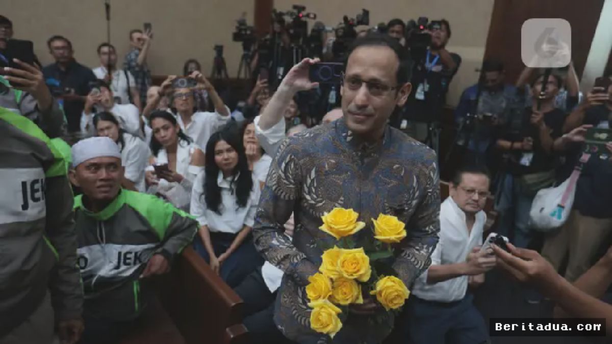 Jakarta — Nadiem Makarim Jalani Sidang Vonis Kasus Chromebook