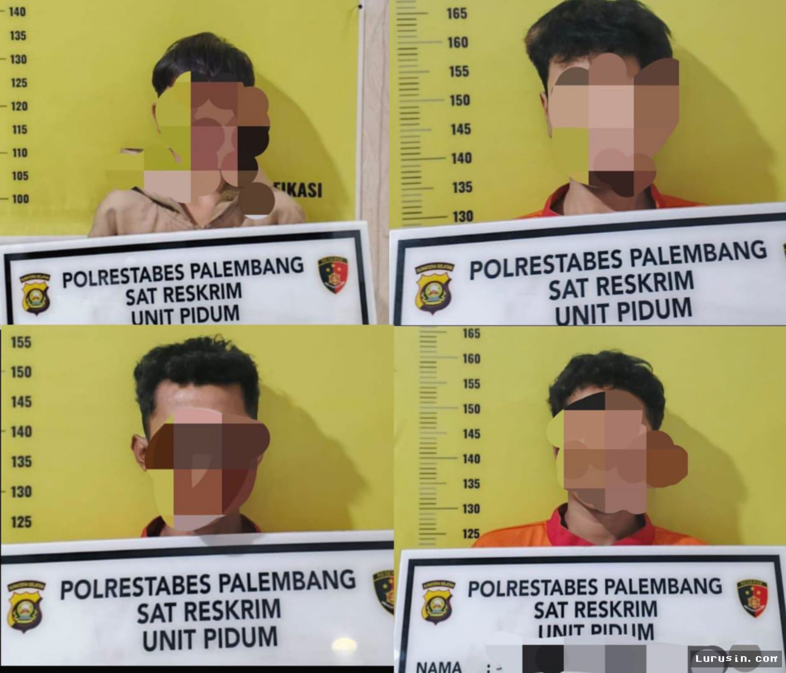 Polisi Ringkus 4 Pelajar Pelaku Pengeroyokan Brutal di Palembang