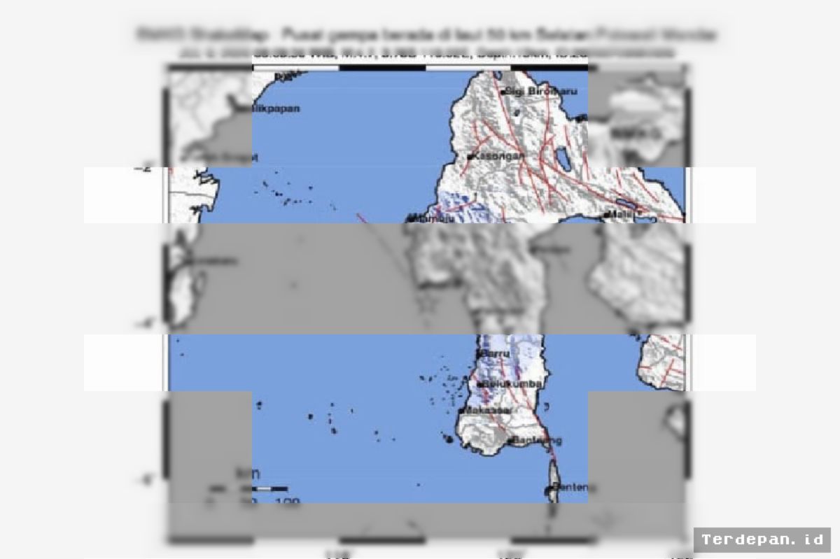 Polewali Mandar Diguncang Gempa 4,7, Getaran Terasa hingga Makassar