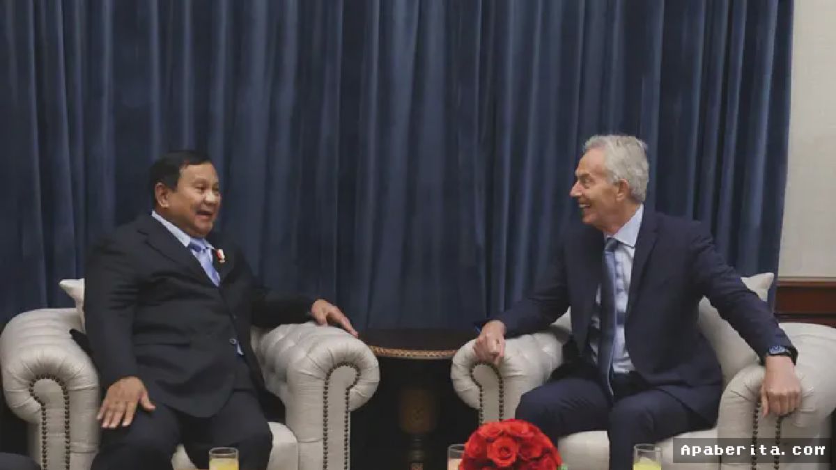 Tony Blair Temui Presiden Prabowo di Istana Merdeka