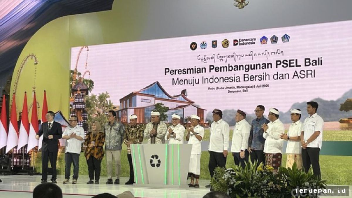 Denpasar — Pemerintah Resmikan Pembangunan PSEL Pertama di Indonesia