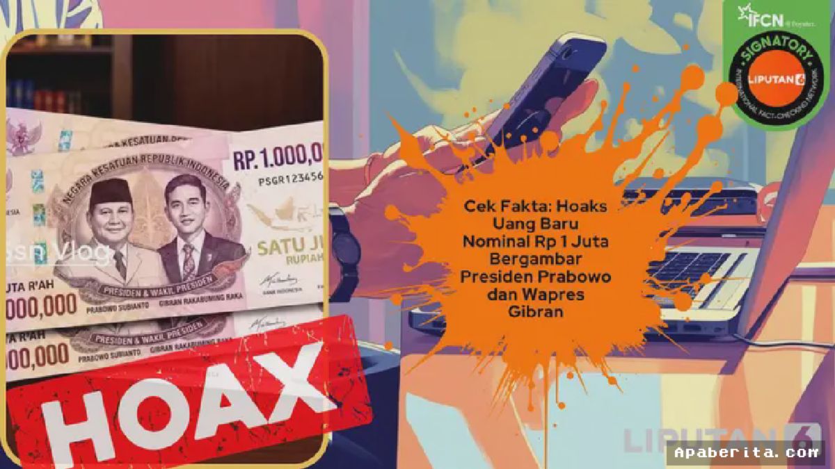 Jakarta — BI Tegaskan Uang Baru Rp1 Juta Bergambar Prabowo-Gibran Hoaks