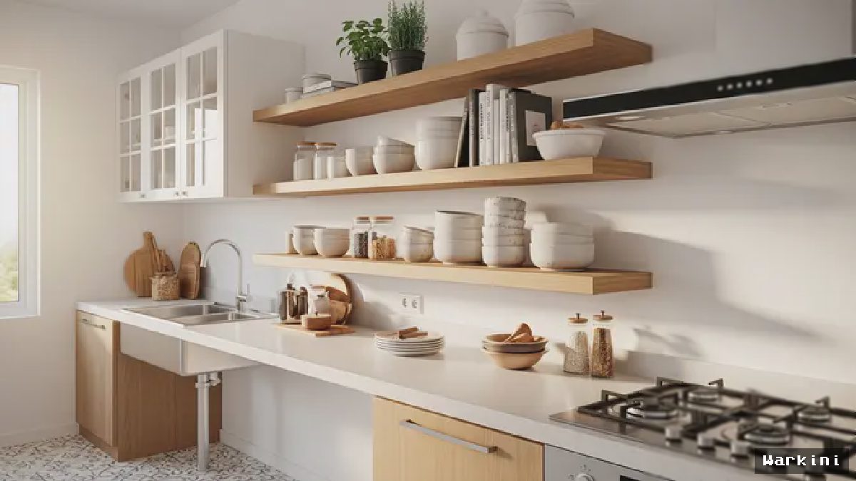 Open Shelving Kayu Jadi Raja Dapur, Lo Udah Gas?
