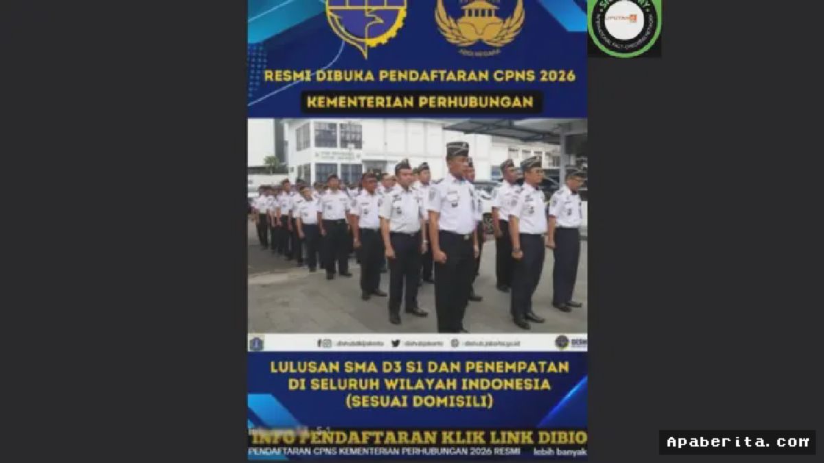 Klaim Link Pendaftaran CPNS Kemenhub 2026 Dipastikan Hoaks