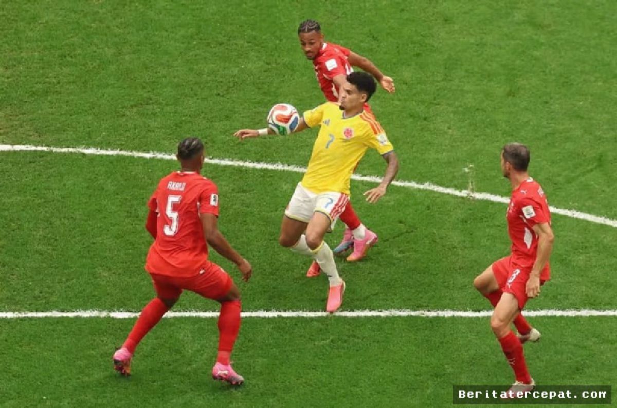 Vancouver — Swiss vs Kolombia Tanpa Gol di Waktu Normal, Laga Lanjut ke Extra Time