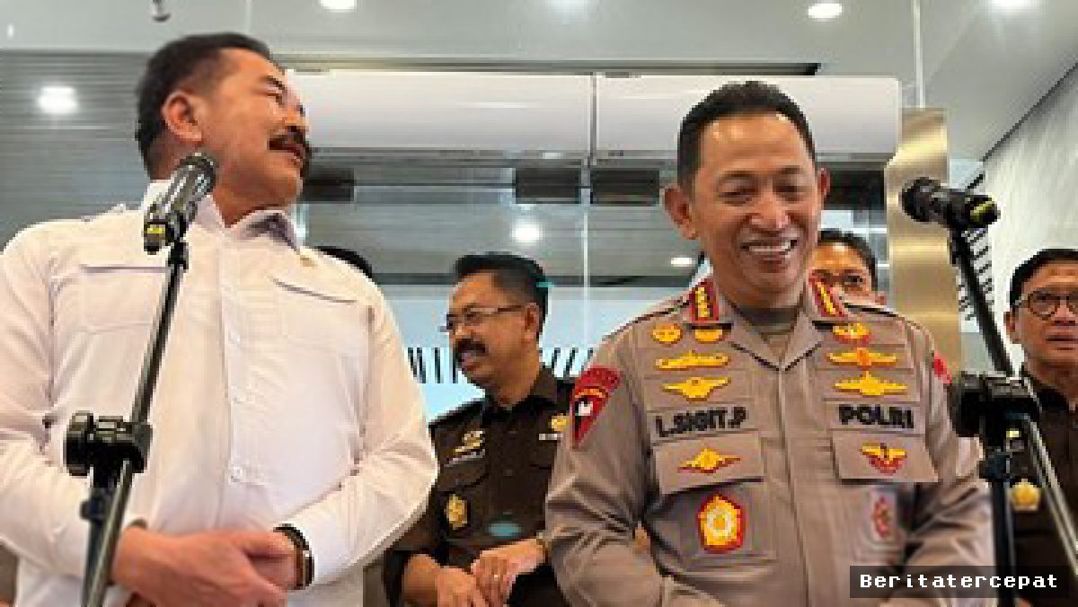 Jaksa Agung Sebut Sahabat, Kapolri Balas "Kakak Asuh" dalam Pertemuan Hangat