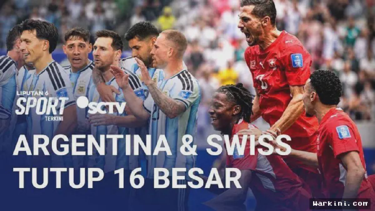 Argentina & Swiss Lengkapi Daftar 8 Besar Piala Dunia 2026