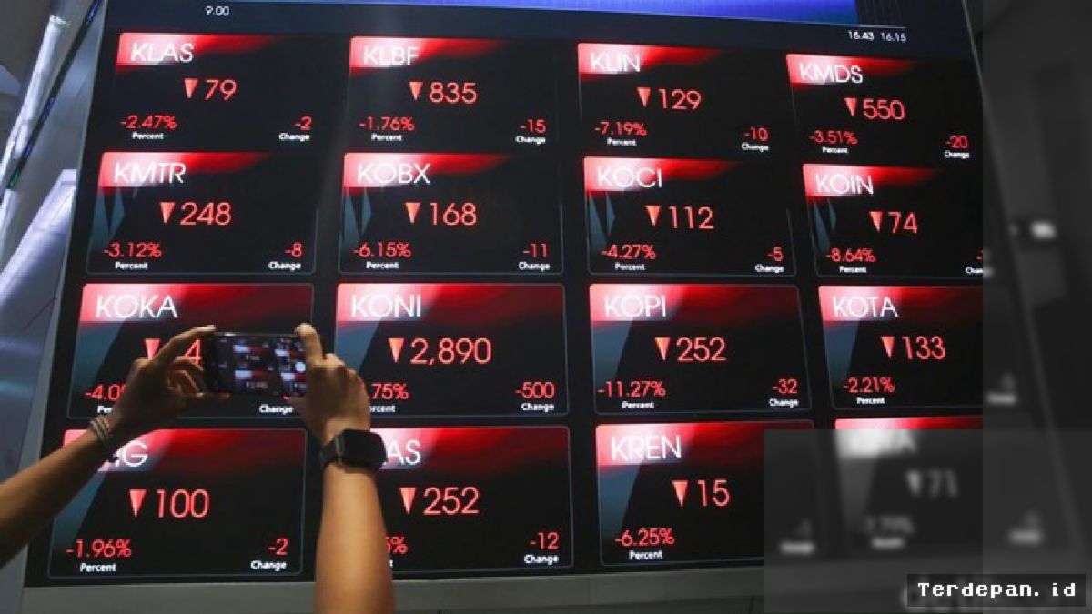 Jakarta — Lantai Bursa kembali diwarnai tekanan pada awal sesi perdagangan. Kamis