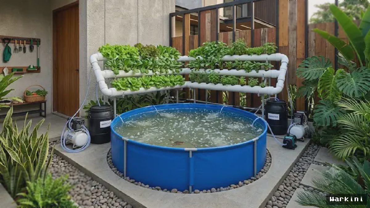 Kolam Terpal Mini Aquaponik: Solusi Cerdas untuk Rumah Mungil