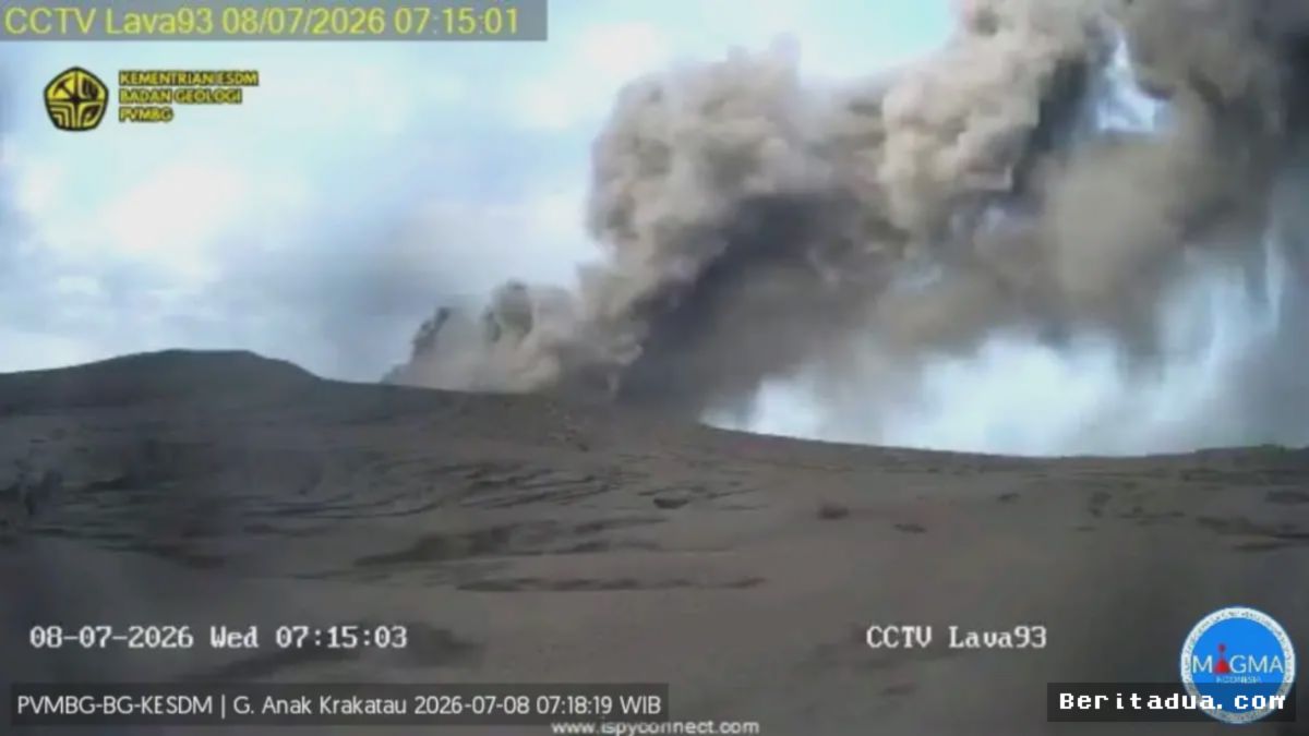 Anak Krakatau Erupsi 6 Kali Sehari, Ahli Beri 4 Panduan Darurat