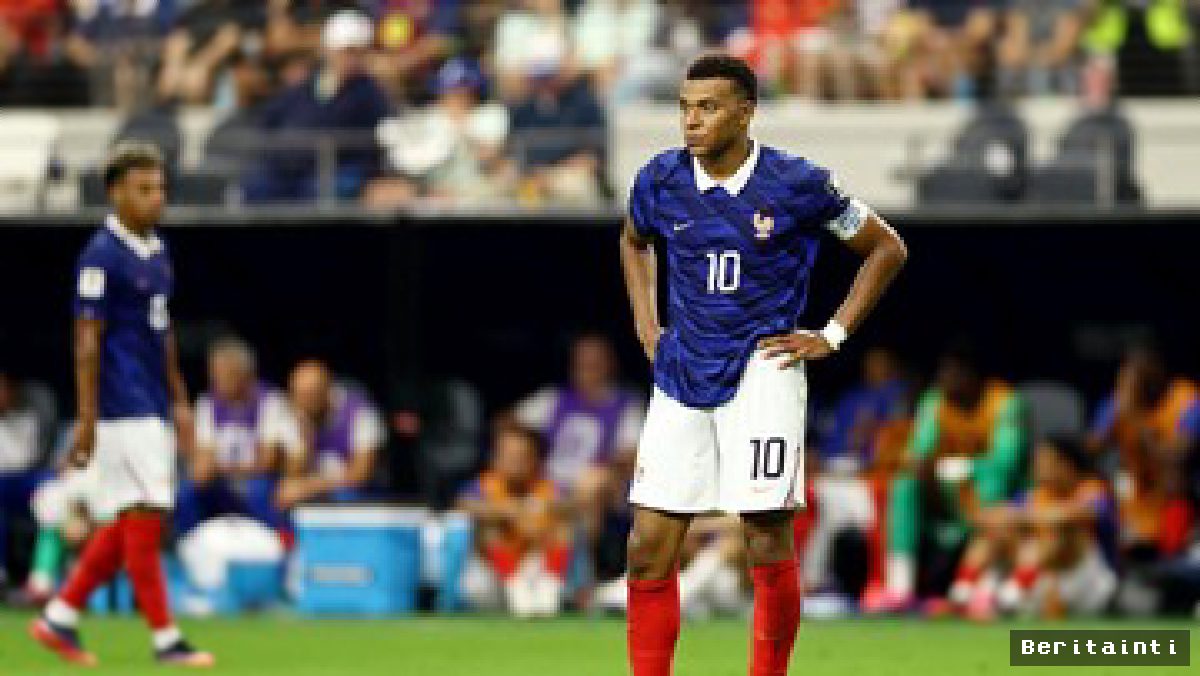 Prancis Takluk 0-2, Mbappe Nihil Tembakan Tepat Sasaran