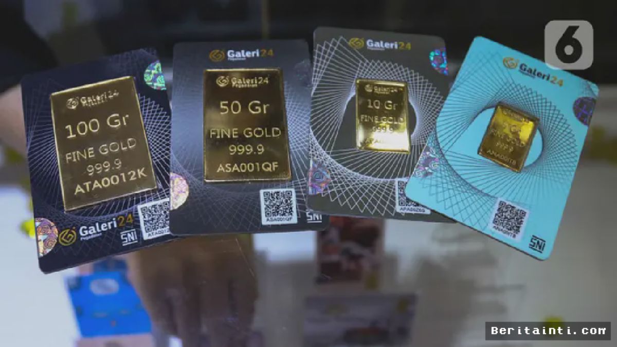 Harga Emas Antam di Pegadaian Tembus Rp1,36 Juta per Gram