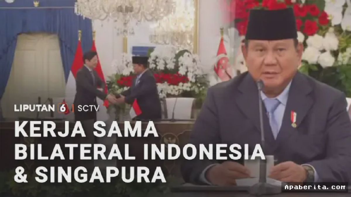 Prabowo Subianto dan Lawrence Wong Tandatangani 26 Kesepakatan Bilateral