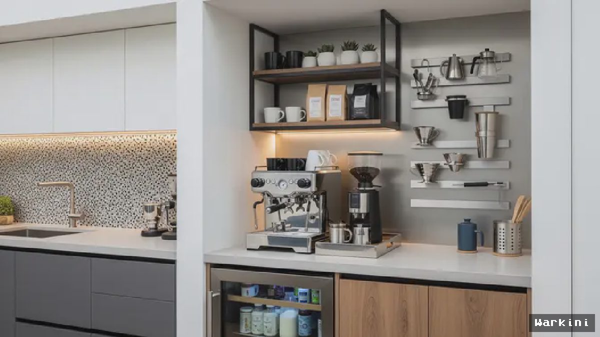 Dapur dengan Coffee Corner: Trend Wajib yang Bikin Betah di Rumah