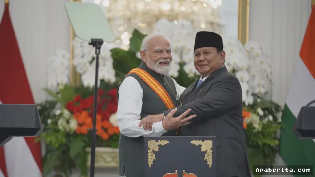 Jakarta — Prabowo Sambut Modi di Istana, Perkuat Kemitraan Dua Samudra
