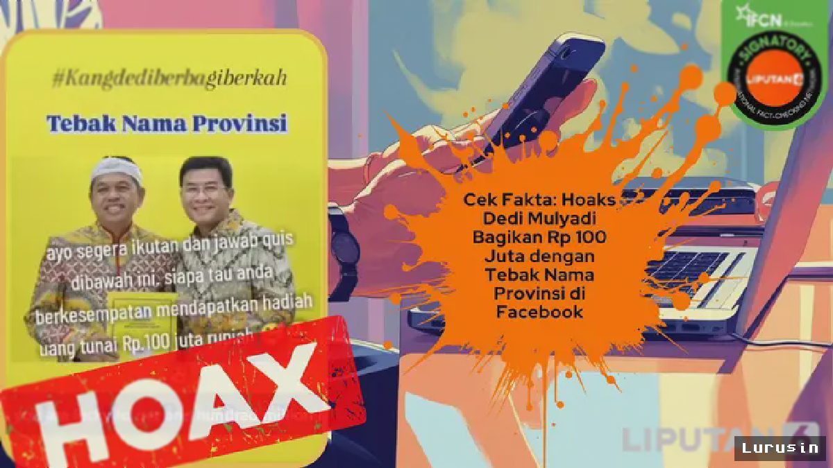 Klaim Bagi-bagi Rp100 Juta Mengatasnamakan Dedi Mulyadi di Facebook