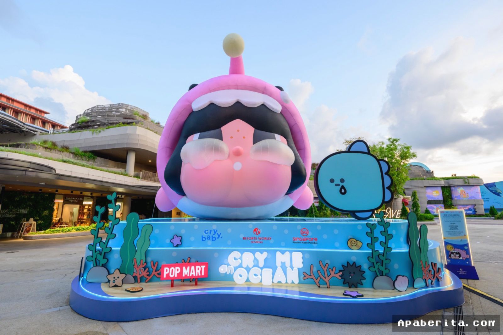 Singapura — Pop Mart Hadirkan Aktivasi Crybaby di Singapore Oceanarium
