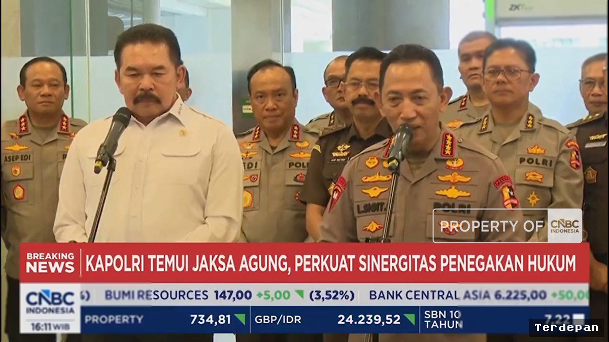 Kapolri Listyo Sigit Bertemu Jaksa Agung Perkuat Koordinasi Penegakan Hukum