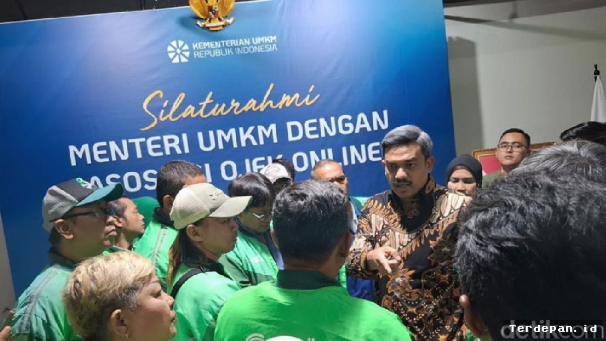 Jakarta — Menteri UMKM Ungkap Seluruh Driver Ojol Kompak Ingin Jadi Pengusaha Mikro