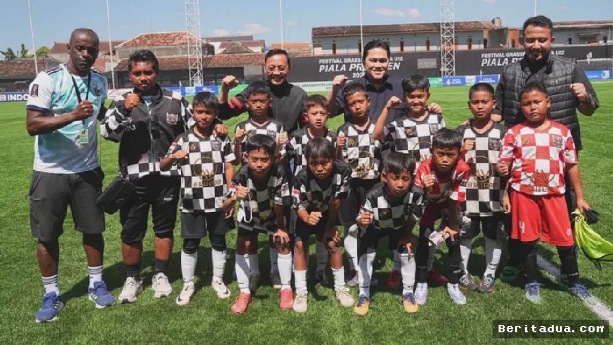 Yogyakarta — Erick Thohir Hadiri Puncak Festival Grassroots Nasional U-10/U-12