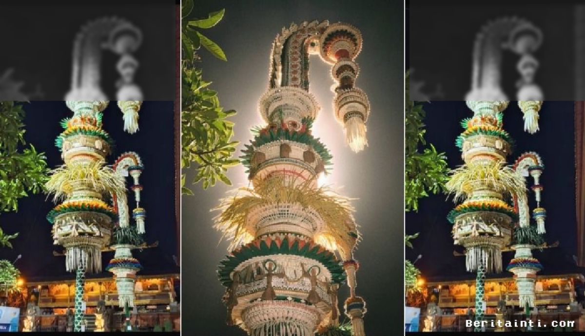 Denpasar — Penjor Nyurat Pelestarian Sawah, Simbol Spirit Ekonomi Agraris Bali